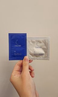 (全新) TAKAMI 小藍瓶 角質護養精華
& 維他命5C+E精華 sample 試用裝