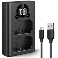 K&F Concept NP-FZ100 Charger for Camera Battery Battery Level Display Compatible with Sony ZV-E10M2 