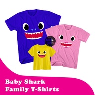 Custom Baby Shark T-shirts, 5 T-shirts, Father's T-shirts, Mother's T-shirts and 3 children's T-shir