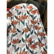 A053 - 100D Silk Fabric with large flowers (1.7m x 1.5m), stretchy