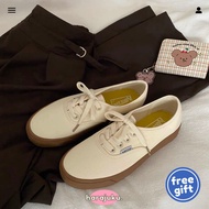 Harajuku Khaki Student canvas sneakers