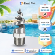 304 stainless steel twisted nozzle - Swirl nozzle DN8>DN20