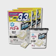 (1+3超值組)日本PG Ariel BIO全球首款4D炭酸機能活性去污強洗淨洗衣凝膠球12顆*1盒+39顆x3袋補充包 微香型