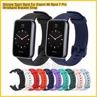 Silicone Sport Band Mi Band 7 Pro Wristband Bracelet Replacement Watch Strap For Mi Smart Band 7 Pro