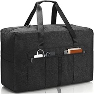 80L Duffle Bag for Travel (Black)