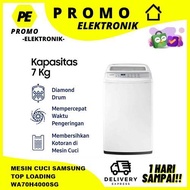 Samsung Mesin Cuci Top Loading Wa70H4000Sg Diamond Drum 7Kg Wa70H4000