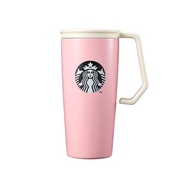 korea  Starbucks SS Chubby Handle Pink Tumbler 473ml