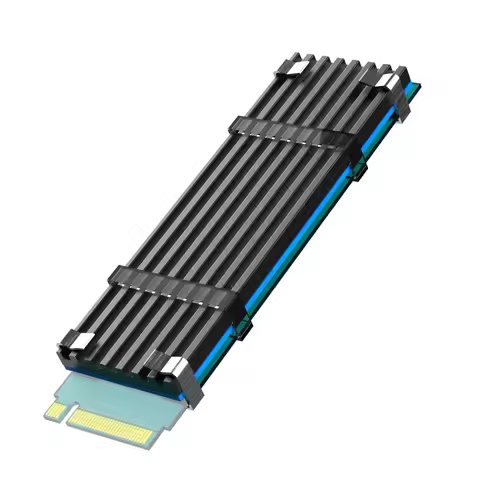 M.2 Heatsink for 2280 M.2 PCIe NVMe SSD and M.2 SATA SSD, Desktop PC/PS5 Installation