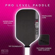 1ไม้พาย JOOLA Magnus Carbon Fiber Pickleball, แกนรังผึ้ง Aramid, พลังยืดหยุ่นทางเทคนิค 16 มม., จุดหว
