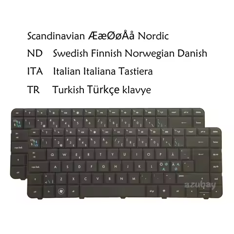 Turkish Italian Nordic SD NW Laptop Keyboard For HP Presario CQ43 CQ45-800 CQ45-900 CQ45-D00 CQ45-M0