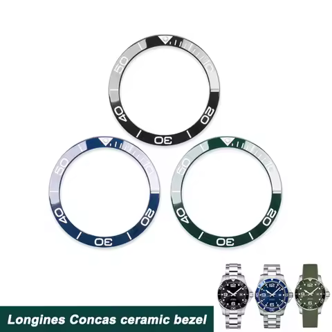 39mm 41mm Ceramic Bezel For Longines kangkas L3 Scale Ring 39mm 41mm Dial Ceramic Bezel L3 742 Watch