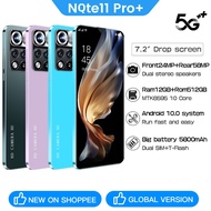 lobal Version NQte11 Pro 7.2Inch Smartphone Drop Screen Cellphone 16GB+512GB 6800mAh 4G/5G Unlocked Android Mobile Phone