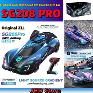 Untuk Zll Sg208pro 1:24 4wd 2.4g Kereta Lumba Rc Mini Dengan Lampu Warna Kecerunan Berkelajuan Tingg