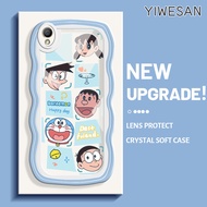 YIWESAN Casing Ponsel untuk OPPO A37 A37F A76 A96 A36 A57 2016 A39 Casing sarung siliko hp pola Dora