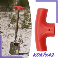 [Kokiya2] Spade Handle,Spade Snow Spade Replacement PP Red Soft,Accessories,Snow Spade Top Handle fo