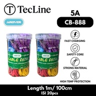 AROVER CB888 5A Data Cable - Contents 20pcs - Length 100cm - Strong & Fast Charging