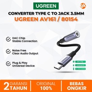 UGREEN Converter Adapter DAC USB Type C to Jack 3.5mm Audio AV161 80154