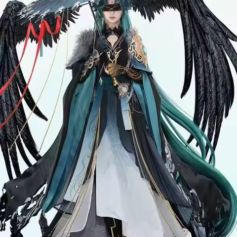 Halloween XIAO Costumes Hanfu Game Genshin Impact XIAO clothes Cosplay Costume Anime Costume Outfit 