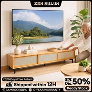 【In Stock】TV Cabinet TV Console Kabinet TV Suitable For 32-70 Inches Bamboo Almari TV Kabinet 电视柜