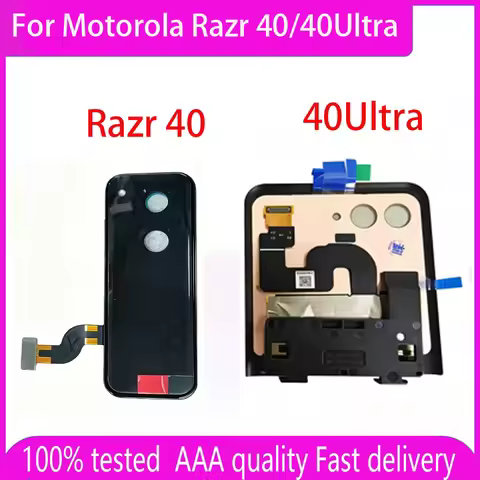 Second External LCD For Motorola Razr 40 Display Touch Screen Digitizer Assembly For Moto Razr 40Ult