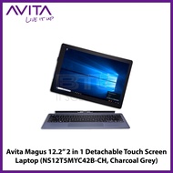 Avita Magus 12.2" 2 in 1 Detachable Touch Screen Laptop (NS12T5MYC42B-CH, Charcoal Grey)