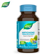 อาร์ติโชค Natures Way Standardized Artichoke Extract 600 mg with Milk Thistle Seed Extract/ 60 Veg C