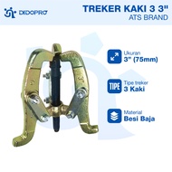3-legged tracker size. 3" (Three Arm Jaw Puller/) 3 Jaw Puller/ ATS 3 Inch Three-Leg Tracker/