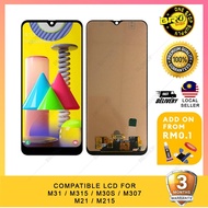 BROSHOP Compatible Amoled Lcd For SAM M31 / M30S / M21 / M315 / M307 / M215 / M315F Touch Screen Dig