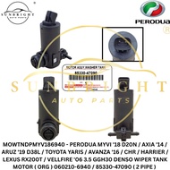 PERODUA MYVI '18 D20N/AXIA '14/ARUZ '19 D38L/VELLFIRE '06 3.5 GGH30 DENSO WIPER TANK MOTOR (ORG) 060