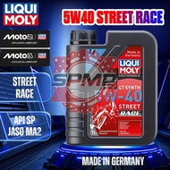 Premium Oil 4T 5W40 Street Race LIQUI MOLY 1 Liter code (2592) 1750 API SP specialized for genuine M