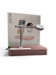 Belkin Valet 充電座 iPhone Apple Watch 玫瑰金/全黑色