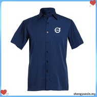 BAJU KORPORATE PEREMPUAN PLAIN COLOR ROYAL BLUE (FC-999G) JENAMA MR.2 LENGAN PANJANG