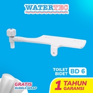 Watertec Ecowasher Sanlux Bidet Kit Polymer Faucet Spray Toilet Seat WC Seat (BD6) - White