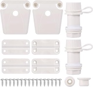 26pcs Cooler Hinge and Latch Kit Compatible with Igloo, Cooler Replacement Parts Include Hinge Latch
