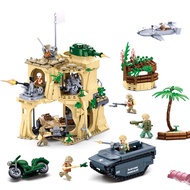 World War 2 Battle of IWO JIMA Building Sets, WW2 Military Brick Toys, WWII Building Blocks with 9 S