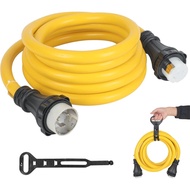 15FT NEMA SS2-50P to SS2-50R Extension Cord, ZDHQLHJ 50 Amp SS2-50 Marine Shore Twist Lock Male Plug