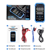 FNIRSI มัลติมิเตอร์แบบดิจิทัล S1 9999ตัวนับเครื่องทดสอบมิเตอร์อุณหภูมิความต้านทานความจุ1000V AC DC ช