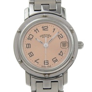 นาฬิกา Hermes Clipper รุ่น CL4.210 ตัวเรือนสแตนเลสสตีล ระบบควอตซ์ หน้าปัดอนาล็อก สีน้ำตาล สำหรับผู้ห