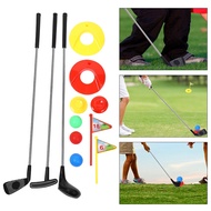 Spr- 10pcs Kid's Toy Golf Clubs Set Outdoor Golf Toy Set Toddler Preschool Kids Educational Toy