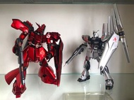 機動戰士高達GUNDAM  HG 1/144電鍍版共2款: RX-93 NU GUNDAM,  MSN-04 SAZABI