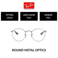 Ray-Ban Round Metal Men Global Fitting Eyeglasses (50 mm) RX3447V 2620