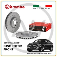 BREMBO Mercedes Benz GLC250 GLC260 Coupe 4MATIC W253 2016-2022 Front Rear Brake Disc Rotor [1 Pair (
