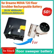 28.8V 4000mAh/5000mAh/6000mAh for Dreame MOVA T20 Floor Scrubber Rechargeable Battery