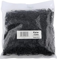 Interlock Snaps, Size #4, 50 lb (23 kg) test, Black, 1,000 pc