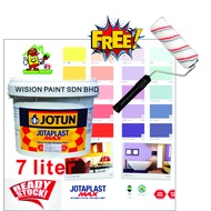 7 LITER Jotun Paint Jotaplast Max ( FREE 7" ROLLER SET ) INTERIOR PAINT 7L (COLOR OPTION)