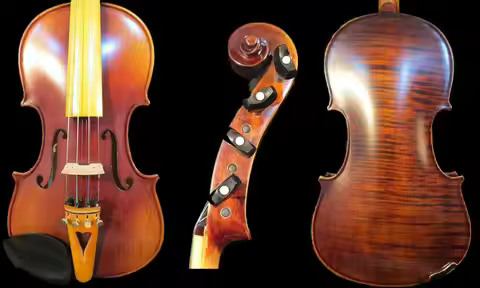 Strad style SONG Brand Maestro 4x4 strings 4/4 violin,viola d'Amore #14989