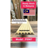 Wainscoting Wood Moulding / Wainscoting Kayu Moulding P0967