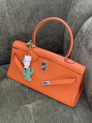 Hermes Shoulder Kelly 愛馬仕橙
