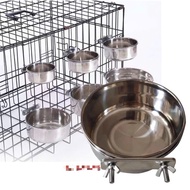 Stainless Steel Dog Bowls Parrot Feeders Civet Feeders Dog Drinking Troughs Stainless Steel Cat Feed