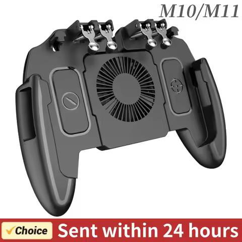 For PUBG Mobile Joystick Controller L1R1 Trigger Gamepad for iOS Android Six 6 Finger Call of Duty M